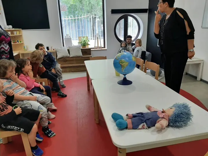 Copii in activitate la Equilibrum 5